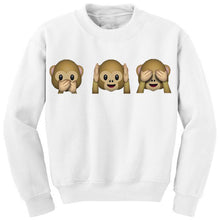 Monkey Patterns Women Hoodies Long Sleeve O-Neck Women Sweatshirt 3D emoji printed Women Clothing Fleece Hoodie Plus Size EF8