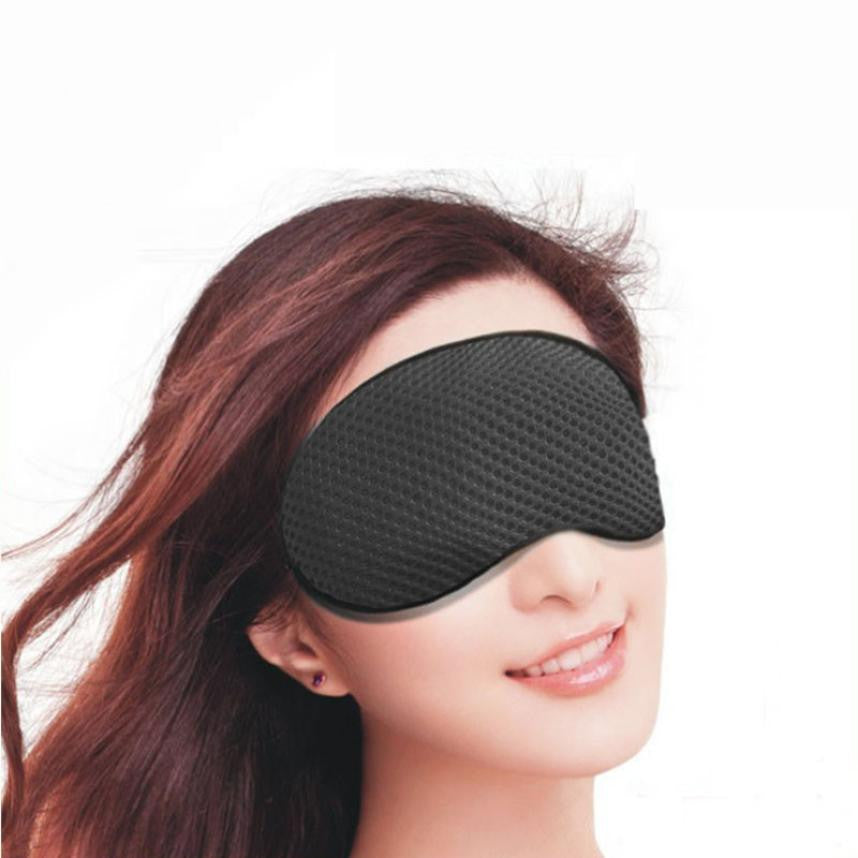 Bamboo Charcoal Fibers Breathable Sleeping Eye Mask Blindfold Shade Sleep Aid Tools Black Sleep Eyeshade A14 EF8
