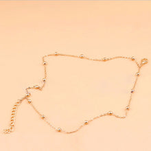 Barefoot Beach Double Chain Link Tassel Foot Bracelet Anklet Jewelry Toe Anklet Women Ankle Bracelets EF8