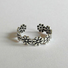 Beach Jewelry Vogue Adjustable Nice Chic Simple Silver Tone Retro Flower Beach Toe Ring Foot Jewelry EF8