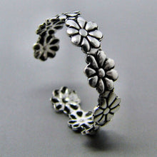Beach Jewelry Vogue Adjustable Nice Chic Simple Silver Tone Retro Flower Beach Toe Ring Foot Jewelry EF8