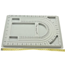 Beading Tray Bead Stringing Bracelet Jewelry Craft Design Organizer Board EF8