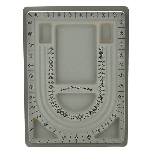 Beading Tray Bead Stringing Bracelet Jewelry Craft Design Organizer Board EF8