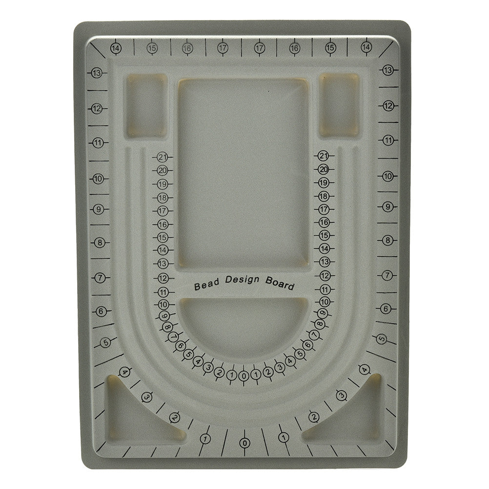 Beading Tray Bead Stringing Bracelet Jewelry Craft Design Organizer Board EF8