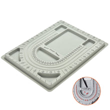 Beading Tray Bead Stringing Bracelet Jewelry Craft Design Organizer Board EF8