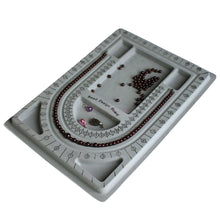 Beading Tray Bead Stringing Bracelet Jewelry Craft Design Organizer Board EF8