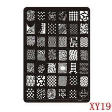 Nail Stamping Printing Plate Manicure Nail Art Decor Image Stamps Plate for Women Lady Beauty EF8