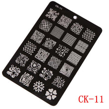 Nail Stamping Printing Plate Manicure Nail Art Decor Image Stamps Plate for Women Lady Beauty EF8