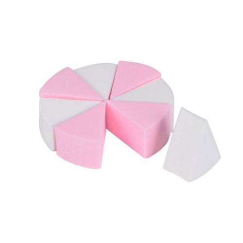 4pc White and Pink Makeup Soft Sponge Blender Blending Powder Smooth Puff Flawless Beauty EF8