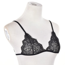 Black Lace Bra Top Wireless Cups Brassiere Eyelash Bralette Cute Crop Top Sexy Underwear Intimate Tops EF8