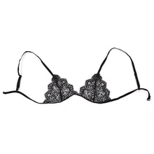 Black Lace Bra Top Wireless Cups Brassiere Eyelash Bralette Cute Crop Top Sexy Underwear Intimate Tops EF8