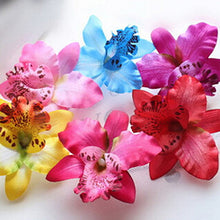 Bohemia Style Bridal Flower Orchid Leopard Hair Clip Beauty Hairpins Barrette Wedding Decoration Hair Accessories Beach Hairwear EF8