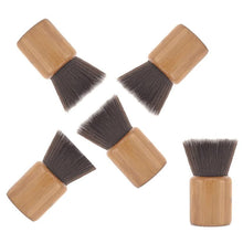 Makeup BrushesAirbuki Bamboo Powder Foundation Brush Contour Make Up Flat Kabuki Kit Pinceis Maquiagem EF8