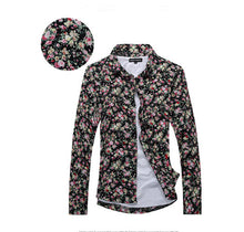 Men Shirt Fashion Mens Casual Button Down Slim Fit Long Sleeve Formal Dress Shirts EF8