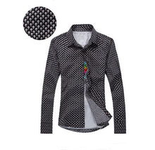 Men Shirt Fashion Mens Casual Button Down Slim Fit Long Sleeve Formal Dress Shirts EF8