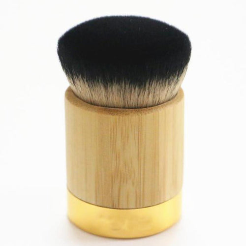 makeup brushesairbuki bamboo powder foundation brush contour make up flat kabuki kit pinceis EF8