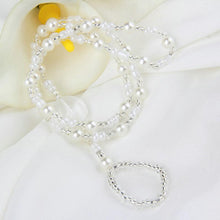 Bridal Barefoot S als Foot Jewelry Imitation Pearl Multi-Layer Anklet Chain Barefoot S al Bridal Beach Ankle Bracelet EF8