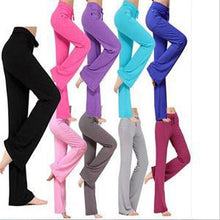 Bright Multicolor Pants Women Drawstring Loose Wide Leg Pants Women Solid Full Length Fitness Pants EF8