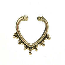 Bronze Nose Hoop Ring Sexy Fake Septum Nose Rings Faux Piercing Nose Studs Body Jewelry Gold Silver EF8