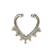 Bronze Nose Hoop Ring Sexy Fake Septum Nose Rings Faux Piercing Nose Studs Body Jewelry Gold Silver EF8