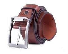 Business Casual First Layer Pin Buckle Belt Waistb  Men's PU Leather Cowskin Belt EF8
