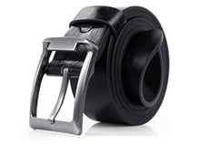 Business Casual First Layer Pin Buckle Belt Waistb  Men's PU Leather Cowskin Belt EF8