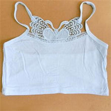 Butterfly Appliques Women Tube Tops Cotton Blend Lace Decor Sleeveless Tube Tops For Women Pullovers EF8
