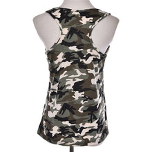 Camouflage Printed Tops Crops for Sleeveless Off Shoulder Sexy Shirt Women Backless Slim Fit Army Green Blusa Camis EF8