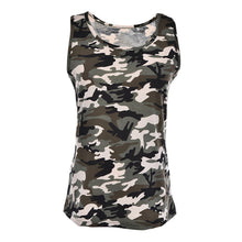 Camouflage Printed Tops Crops for Sleeveless Off Shoulder Sexy Shirt Women Backless Slim Fit Army Green Blusa Camis EF8