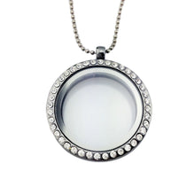 Can Open Memory Living Magnet Glass Floating Locket Pendant Necklace For Women Fine Jewelry S 4 Colors Women Necklace EF8