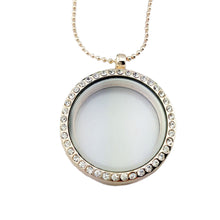 Can Open Memory Living Magnet Glass Floating Locket Pendant Necklace For Women Fine Jewelry S 4 Colors Women Necklace EF8