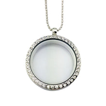 Can Open Memory Living Magnet Glass Floating Locket Pendant Necklace For Women Fine Jewelry S 4 Colors Women Necklace EF8