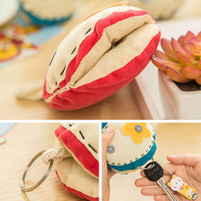 Cartoon Keyring Bag Keychain H bag Holder Key Ring Storage Cover s EF8
