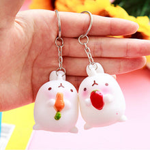 Cartoon Otato Bunny Decor Fat Rabbit Keychain Keyring Bag Gift Pendant Key Chain EF8