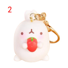 Cartoon Otato Bunny Decor Fat Rabbit Keychain Keyring Bag Gift Pendant Key Chain EF8