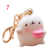 Cartoon Otato Bunny Decor Fat Rabbit Keychain Keyring Bag Gift Pendant Key Chain EF8