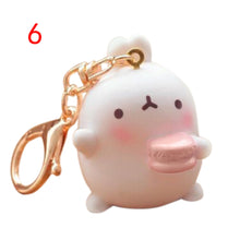 Cartoon Otato Bunny Decor Fat Rabbit Keychain Keyring Bag Gift Pendant Key Chain EF8