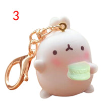 Cartoon Otato Bunny Decor Fat Rabbit Keychain Keyring Bag Gift Pendant Key Chain EF8