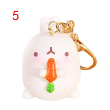 Cartoon Otato Bunny Decor Fat Rabbit Keychain Keyring Bag Gift Pendant Key Chain EF8