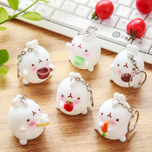 Cartoon Otato Bunny Decor Fat Rabbit Keychain Keyring Bag Gift Pendant Key Chain EF8