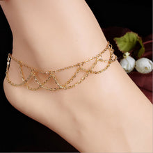 Charm Gold Anklets For Women Ankle Bracelet Chain Boho Tassel Foot Chain Anklets Foot Jewelry S  EF8