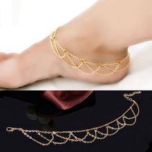 Charm Gold Anklets For Women Ankle Bracelet Chain Boho Tassel Foot Chain Anklets Foot Jewelry S  EF8