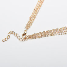 Charm Infinity Crystal Beads Cross Pendant Necklace Lovely Women Multilayer Chain Necklace EF8