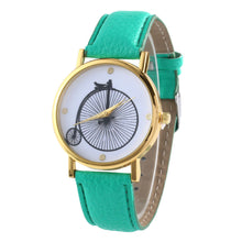 Watches For Women Vogue wheels Print Quartz Watch Men Dress Hour Clock Relogio Feminino Montre EF8