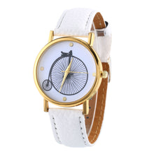 Watches For Women Vogue wheels Print Quartz Watch Men Dress Hour Clock Relogio Feminino Montre EF8