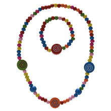 Children Beads Jewelry Setnecklace bracelet bangle jewelry Kids Gift Party Birthday Necklace EF8