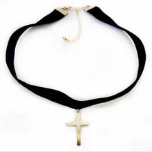 Choker Necklace Velvet Cross Chain Ribbon For Sailor Moon Cosplay Jewelry EF8