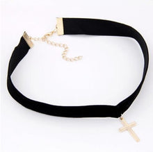 Choker Necklace Velvet Cross Chain Ribbon For Sailor Moon Cosplay Jewelry EF8