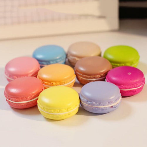 Creative macarons keychain keyring charm women h bag bag key chain ring holder Gift EF8