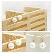 Crystal Pearl Earrings For Women Gift Zinc Alloy Faux Pearl Earring Jewelry Earrings Valentine's Day EF8